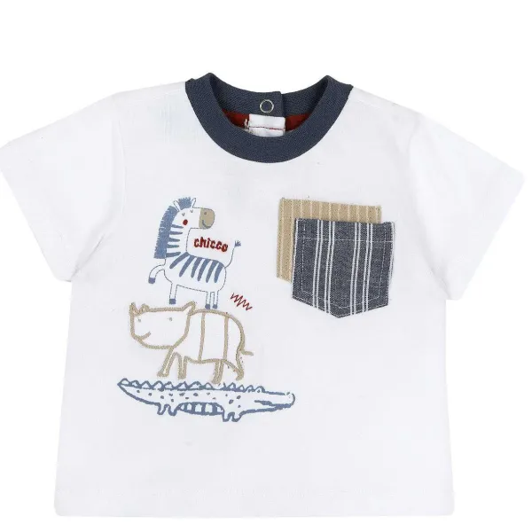 T-Shirt|Chicco T-Shirt Con Manica Corta E Stampa
