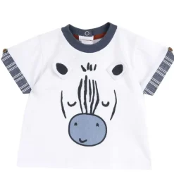 T-Shirt|Chicco T-Shirt Con Manica Corta E Zebra