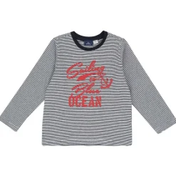 T-Shirt|Chicco T-Shirt Con Manica Lunga E Fantasia A Righe