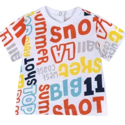 T-Shirt|Chicco T-Shirt Con Simpatica Stampa Bianco