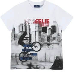 T-Shirt|Chicco T-Shirt Con Stampa Urban Bianco