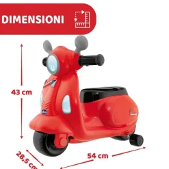 Cavalcabili|Chicco Vespa Primavera Italia Rosso