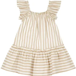 Vestiti|Chicco Vestito A Righe Con Manica Ad Aletta