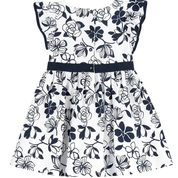 Vestiti|Chicco Vestito Manica Corta In Cotone Fantasia Fiori