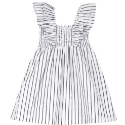 Vestiti|Chicco Vestito Rigato Con Manica Volants